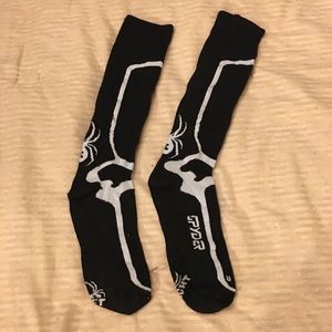 Ryder Black & white socks bones spiders holiday